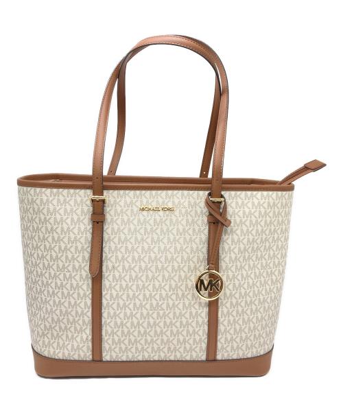MICHAEL KORS（マイケル・コース）MICHAEL KORS (マイケル・コース) トートバッグ ベージュの古着・服飾アイテム