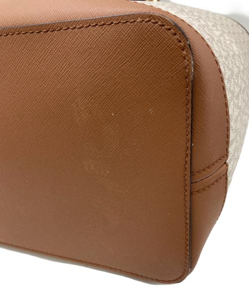 MICHAEL KORS（マイケル・コース）MICHAEL KORS (マイケル・コース) トートバッグ ベージュの古着・服飾アイテム