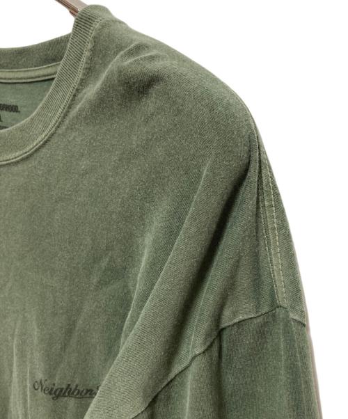 NEIGHBORHOOD（ネイバーフッド）NEIGHBORHOOD (ネイバーフッド) ロングカットソー グリーン サイズ:Lの古着・服飾アイテム