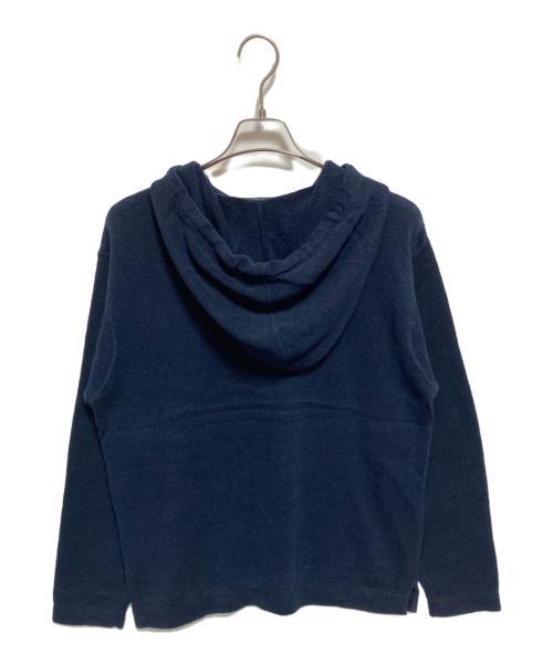POLO RALPH LAUREN（ポロ・ラルフローレン）POLO RALPH LAUREN (ポロ・ラルフローレン) コットンリネンニットパーカー ネイビー サイズ:Mの古着・服飾アイテム