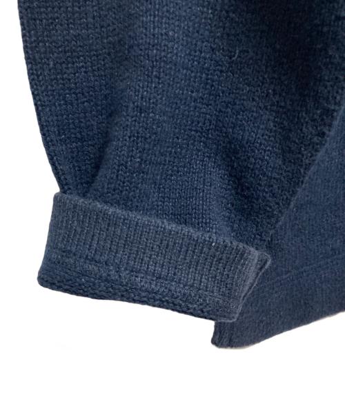 POLO RALPH LAUREN（ポロ・ラルフローレン）POLO RALPH LAUREN (ポロ・ラルフローレン) コットンリネンニットパーカー ネイビー サイズ:Mの古着・服飾アイテム