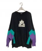 Hysteric Glamourヒステリックグラマー）の古着「ドルマンスリーブ ニット」｜ブラック