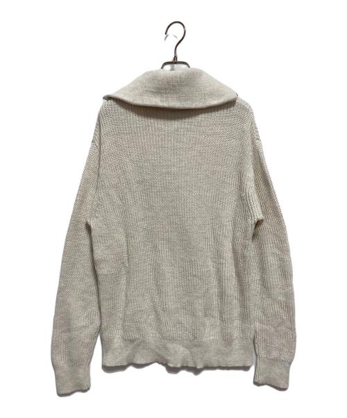 UGG（アグ）UGG (アグ) ハーフジップ インターシャ ニット アイボリー サイズ:Mの古着・服飾アイテム