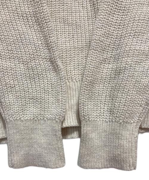 UGG（アグ）UGG (アグ) ハーフジップ インターシャ ニット アイボリー サイズ:Mの古着・服飾アイテム
