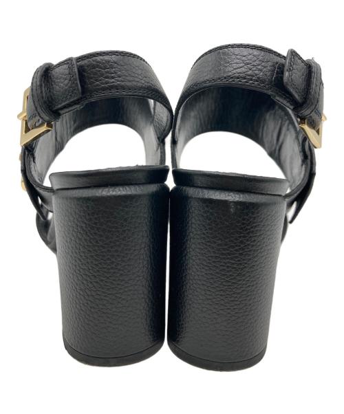 LOUIS VUITTON（ルイ ヴィトン）LOUIS VUITTON (ルイ ヴィトン) ホライズンライン サンダル ブラック サイズ:371/2の古着・服飾アイテム