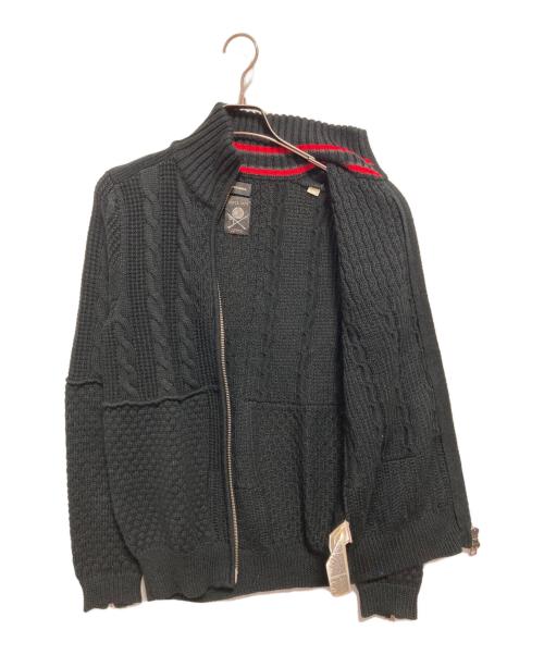 DIESEL（ディーゼル）DIESEL (ディーゼル) ドライバーズニット ブラック サイズ:Lの古着・服飾アイテム