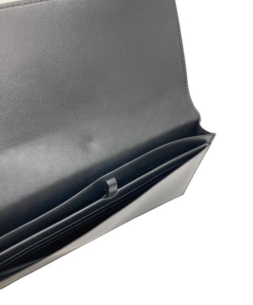 BOTTEGA VENETA（ボッテガベネタ）BOTTEGA VENETA (ボッテガベネタ) イントレチャートロングウォレット ブラックの古着・服飾アイテム