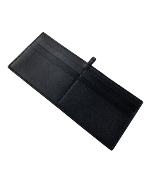 BOTTEGA VENETA（ボッテガベネタ）BOTTEGA VENETA (ボッテガベネタ) イントレチャートロングウォレット ブラックの古着・服飾アイテム