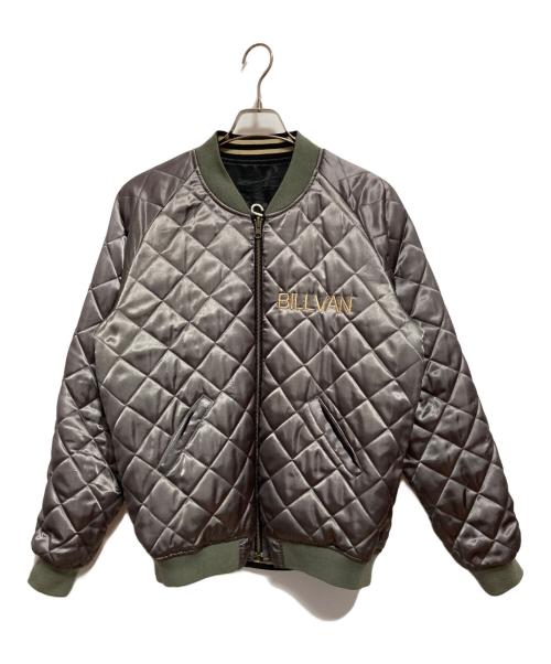 BILLVAN（ビルバン）BILLVAN (ビルバン) サテンスカジャン ブラック サイズ:Lの古着・服飾アイテム