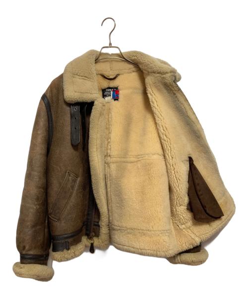 Schott（ショット）Schott (ショット) B3ムートンジャケット ブラウン サイズ:SIZE 40の古着・服飾アイテム