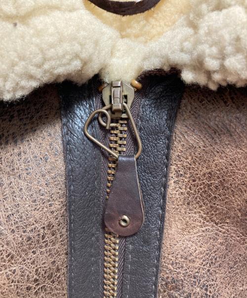 Schott（ショット）Schott (ショット) B3ムートンジャケット ブラウン サイズ:SIZE 40の古着・服飾アイテム