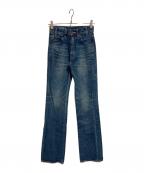 CELINEセリーヌ）の古着「ダークユニオンウォッシュフレアデニム」｜インディゴ