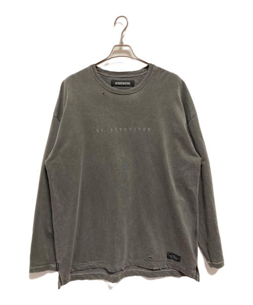 NEIGHBORHOOD（ネイバーフッド）NEIGHBORHOOD (ネイバーフッド) SAVAGE.SQD/C-CREW.LS グレー サイズ:Lの古着・服飾アイテム