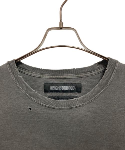 NEIGHBORHOOD（ネイバーフッド）NEIGHBORHOOD (ネイバーフッド) SAVAGE.SQD/C-CREW.LS グレー サイズ:Lの古着・服飾アイテム