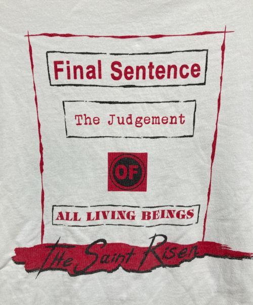 SAINT MICHAEL（セントマイケル）SAINT MICHAEL (セントマイケル) Denim Tears (デニムティアーズ) SS TEE HOLY STATE ホワイト サイズ:XXLの古着・服飾アイテム