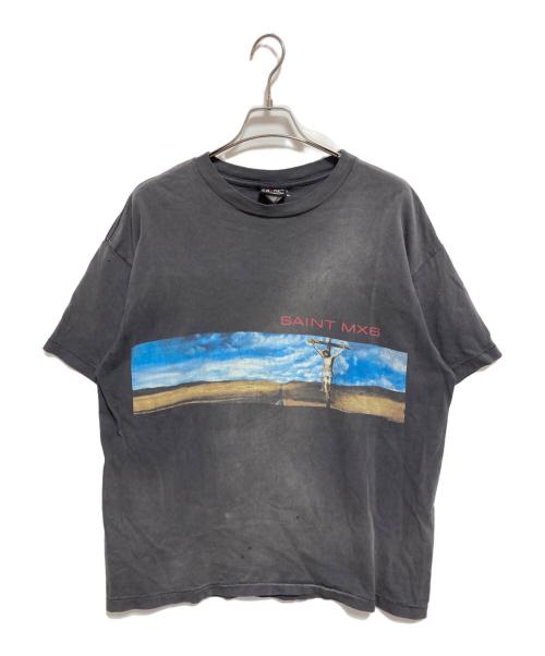 SAINT MICHAEL（セントマイケル）SAINT MICHAEL (セントマイケル) SS TEE/SKY ブラック サイズ:XLの古着・服飾アイテム