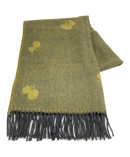 KLIPPAN（クリッパン）KLIPPAN (クリッパン) 大判ストール グリーンの古着・服飾アイテム