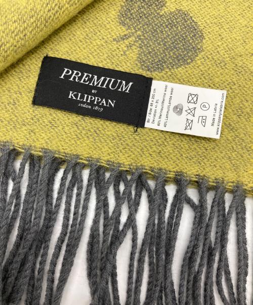 KLIPPAN（クリッパン）KLIPPAN (クリッパン) 大判ストール グリーンの古着・服飾アイテム