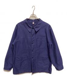 GALLICE（ガリス）の古着「フレンチモールスキンジャケット」｜ネイビー