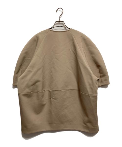 CLANE（クラネ）CLANE (クラネ) HALF SLEEVE COCOON JACKET ベージュ サイズ:2の古着・服飾アイテム