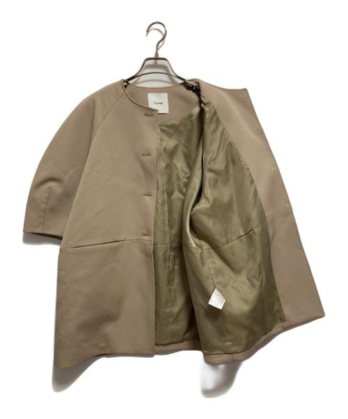 CLANE（クラネ）CLANE (クラネ) HALF SLEEVE COCOON JACKET ベージュ サイズ:2の古着・服飾アイテム