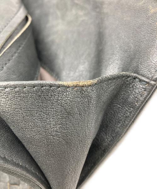 BOTTEGA VENETA（ボッテガベネタ）BOTTEGA VENETA (ボッテガベネタ) イントレチャートクラッチバッグ グレー×ブラウンの古着・服飾アイテム