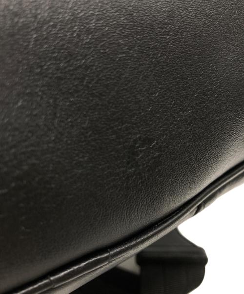 BOTTEGA VENETA（ボッテガベネタ）BOTTEGA VENETA (ボッテガベネタ) イントレチャートバックパック ブラックの古着・服飾アイテム