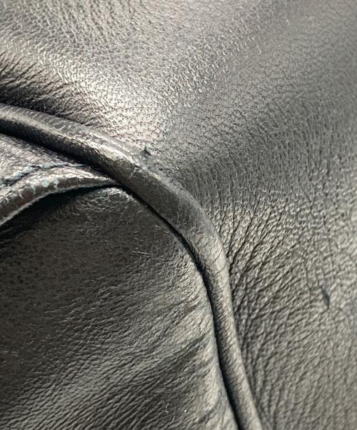 BOTTEGA VENETA（ボッテガベネタ）BOTTEGA VENETA (ボッテガベネタ) イントレチャートバックパック ブラックの古着・服飾アイテム