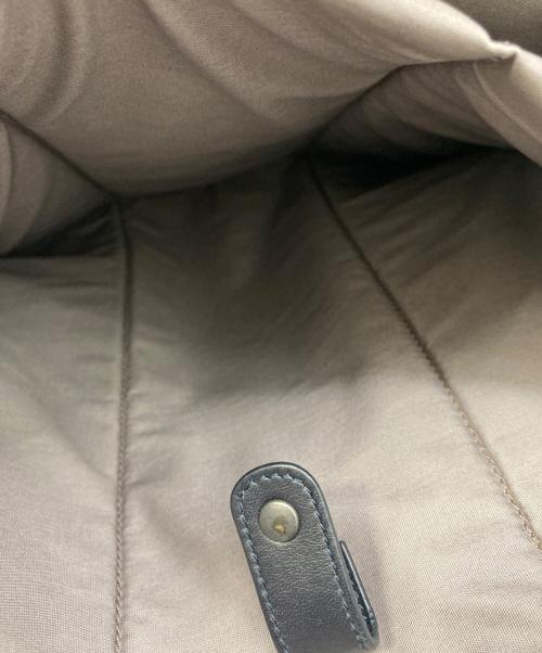 BOTTEGA VENETA（ボッテガベネタ）BOTTEGA VENETA (ボッテガベネタ) イントレチャートバックパック ブラックの古着・服飾アイテム