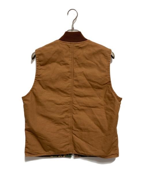 RRL（ダブルアールエル）RRL (ダブルアールエル) ハンティングカモダックリバーシブルベスト オリーブ×ベージュ サイズ:なしの古着・服飾アイテム