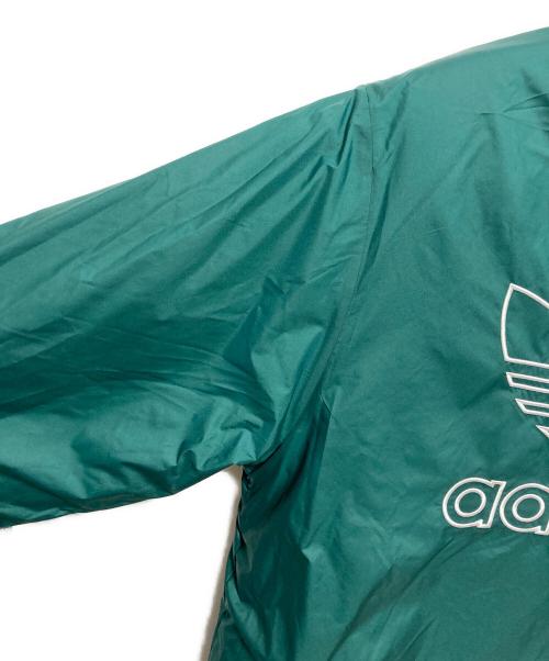 adidas（アディダス）adidas (アディダス) リバーシブルダウンジャケット ブラック×グリーン サイズ:Mの古着・服飾アイテム