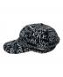 Supreme (シュプリーム) 20FW Logo Pattern 6-Panel cap ブラック：6000円