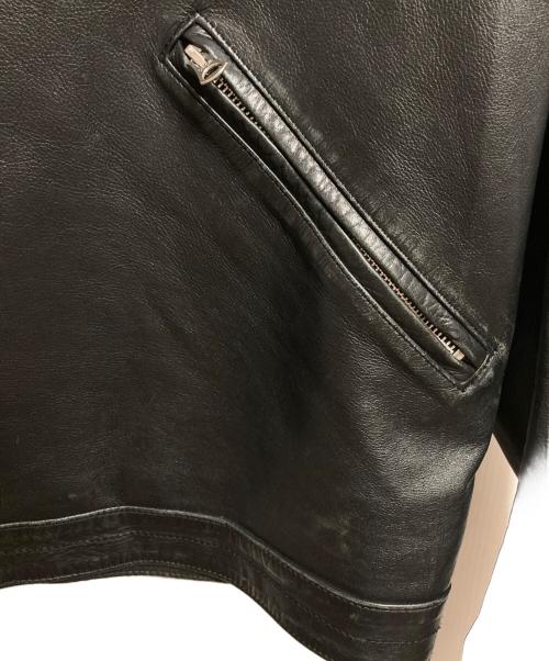 UNDERCOVER（アンダーカバー）UNDERCOVER (アンダーカバー) レザージャケット ブラック サイズ:SIZE 3の古着・服飾アイテム