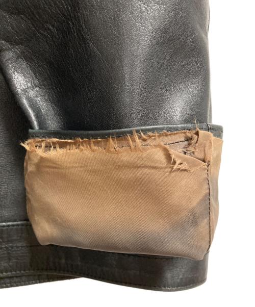 UNDERCOVER（アンダーカバー）UNDERCOVER (アンダーカバー) レザージャケット ブラック サイズ:SIZE 3の古着・服飾アイテム