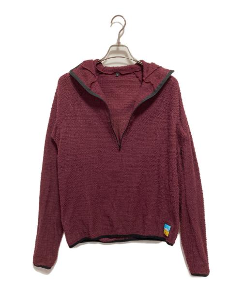 senchi designs（センチデザイン）senchi designs (センチデザイン) Lark Hoodie レッド サイズ:Lの古着・服飾アイテム