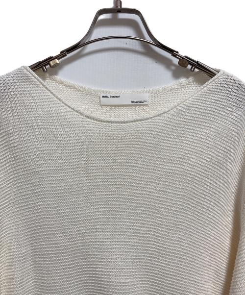 L'appartement（アパルトモン）L'appartement (アパルトモン) Linen Boat Neck Knit ホワイト サイズ:-の古着・服飾アイテム