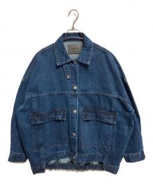 funda mine（ファンダマイン）の古着「UNISEX ビッグシルエットデニムジャケット」｜インディゴ