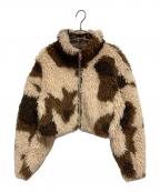 SLYスライ）の古着「LIGHT CROP BOA ブルゾン」｜ベージュ