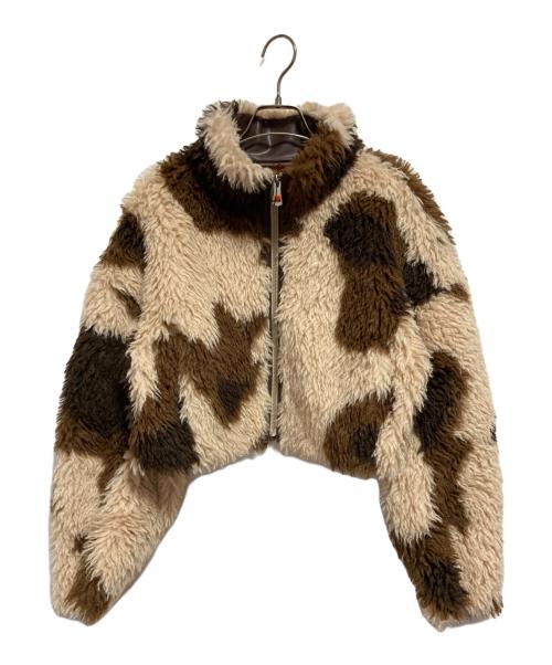 SLY（スライ）SLY (スライ) LIGHT CROP BOA ブルゾン ベージュ サイズ:FREEの古着・服飾アイテム