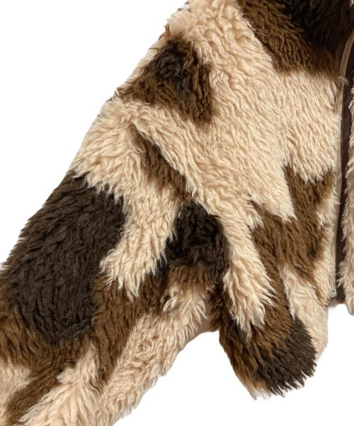 SLY（スライ）SLY (スライ) LIGHT CROP BOA ブルゾン ベージュ サイズ:FREEの古着・服飾アイテム