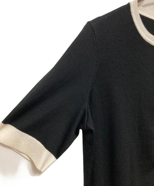 theory（セオリー）theory (セオリー) Regal Wool Silk Trim Cardi ブラック サイズ:Sの古着・服飾アイテム