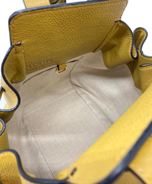 LOEWE（ロエベ）LOEWE (ロエベ) ハンモック ドローストリングバッグ イエローの古着・服飾アイテム