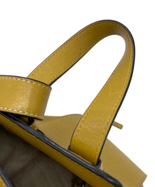 LOEWE（ロエベ）LOEWE (ロエベ) ハンモック ドローストリングバッグ イエローの古着・服飾アイテム