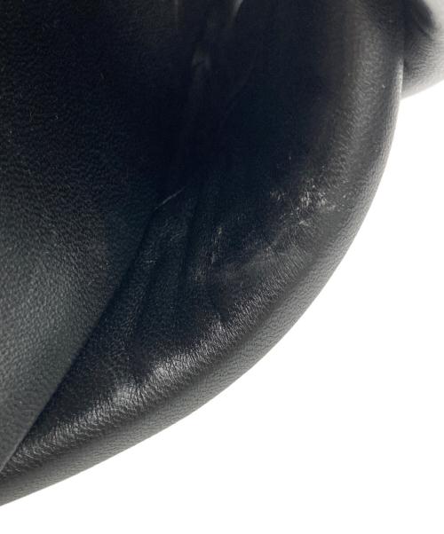 JIL SANDER（ジルサンダー）JIL SANDER (ジルサンダー) パテッドレザーサンダル ブラック サイズ:37の古着・服飾アイテム