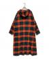 Engineered Garments (エンジニアドガーメンツ) Cagoule Dress コート オレンジ×グリーン サイズ:SIZE 1：6000円