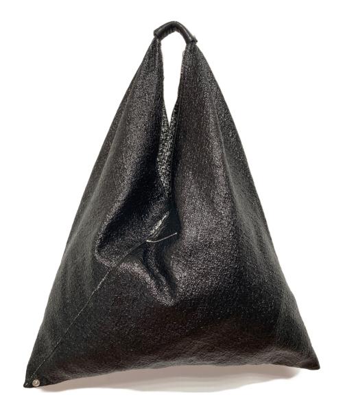 MM6 Maison Margiela（エムエムシックスメゾンマルジェラ）MM6 Maison Margiela (エムエムシックスメゾンマルジェラ) ツイードジャパニーズトートバッグ ブラックの古着・服飾アイテム