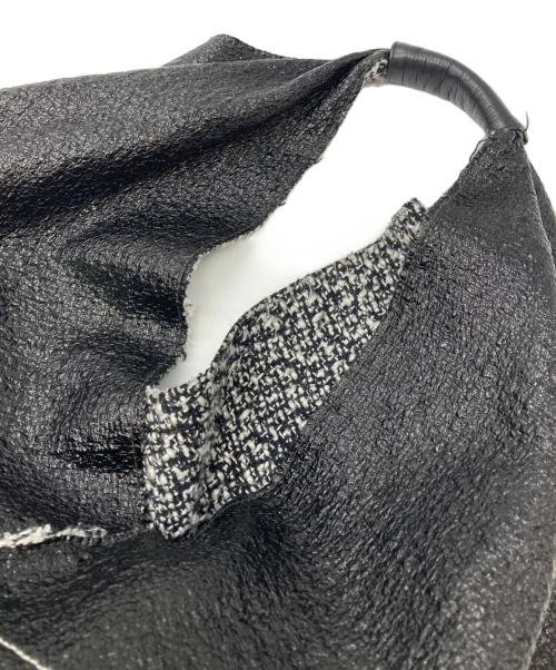MM6 Maison Margiela（エムエムシックスメゾンマルジェラ）MM6 Maison Margiela (エムエムシックスメゾンマルジェラ) ツイードジャパニーズトートバッグ ブラックの古着・服飾アイテム