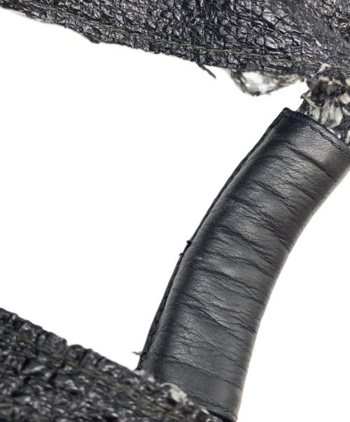 MM6 Maison Margiela（エムエムシックスメゾンマルジェラ）MM6 Maison Margiela (エムエムシックスメゾンマルジェラ) ツイードジャパニーズトートバッグ ブラックの古着・服飾アイテム