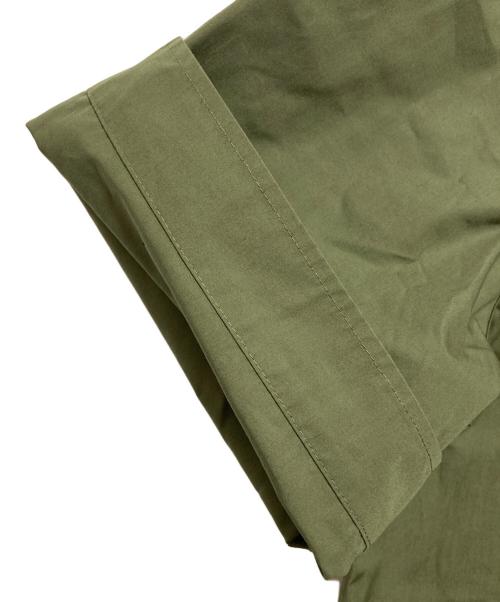 JIL SANDER（ジルサンダー）JIL SANDER (ジルサンダー) ノーカラージップシャツ グリーン サイズ:48の古着・服飾アイテム
