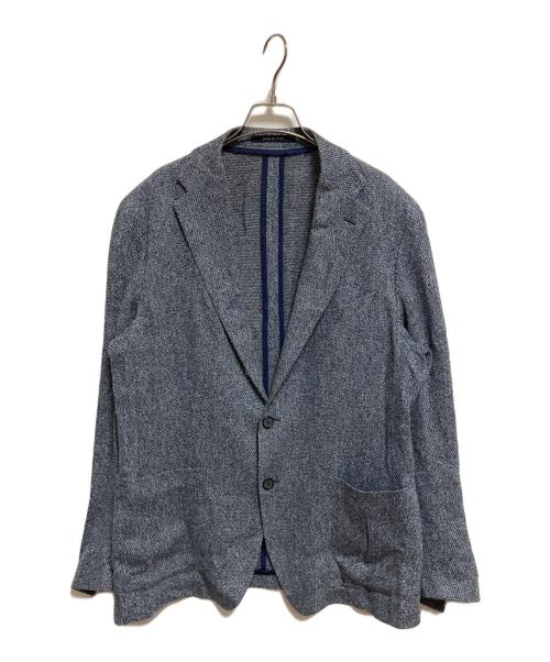 TAGLIATORE（タリアトーレ）TAGLIATORE (タリアトーレ) ニットジャケット ネイビー サイズ:52の古着・服飾アイテム